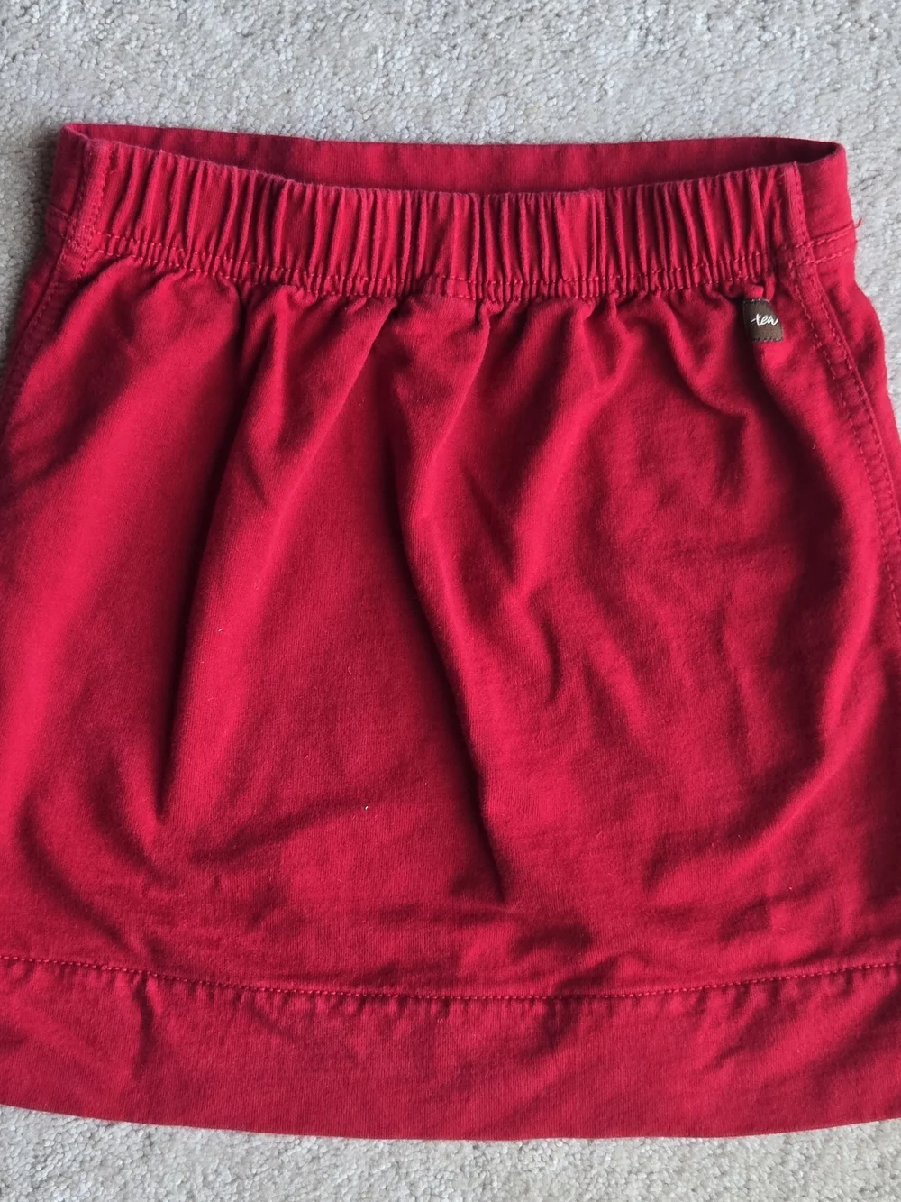 Tea Collection Red Pocket Skirt for Girls